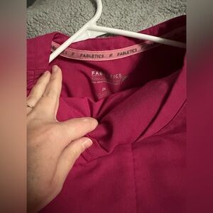 Pink fabletic scrubs